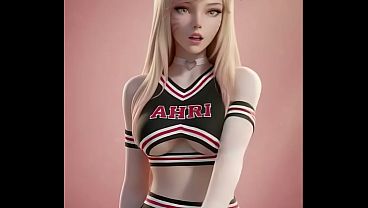Ahri' s Flirty Dance (Girls'  Generation - Oh!) | Uncensored Hentai | AI Generated