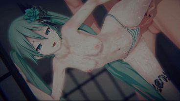 [Project Sekai] Miku' s " DIGITAL DIVA DEFILED" : Bound Vocaloid &amp; POV Gangbang (4K/60FPS)