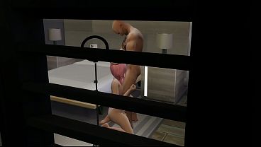Cuckold Hides in Closet watching his Futa Girlfriend get fucked in " Pressure Test"  | Episode 54